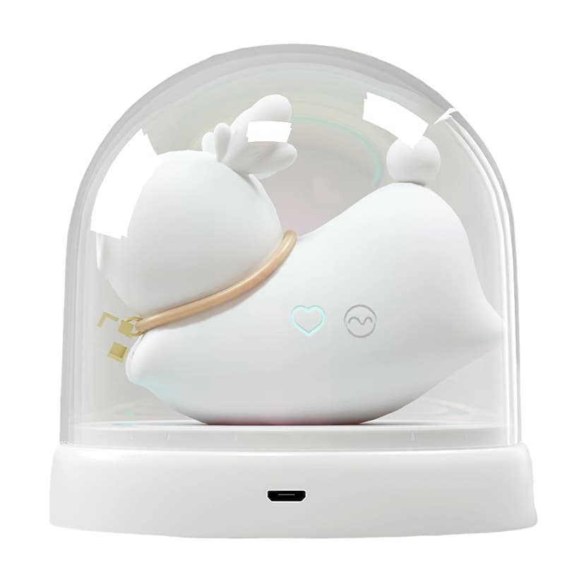 Elk Glow Dual-Stim Air-Suction & Vibe Massager with UV Base