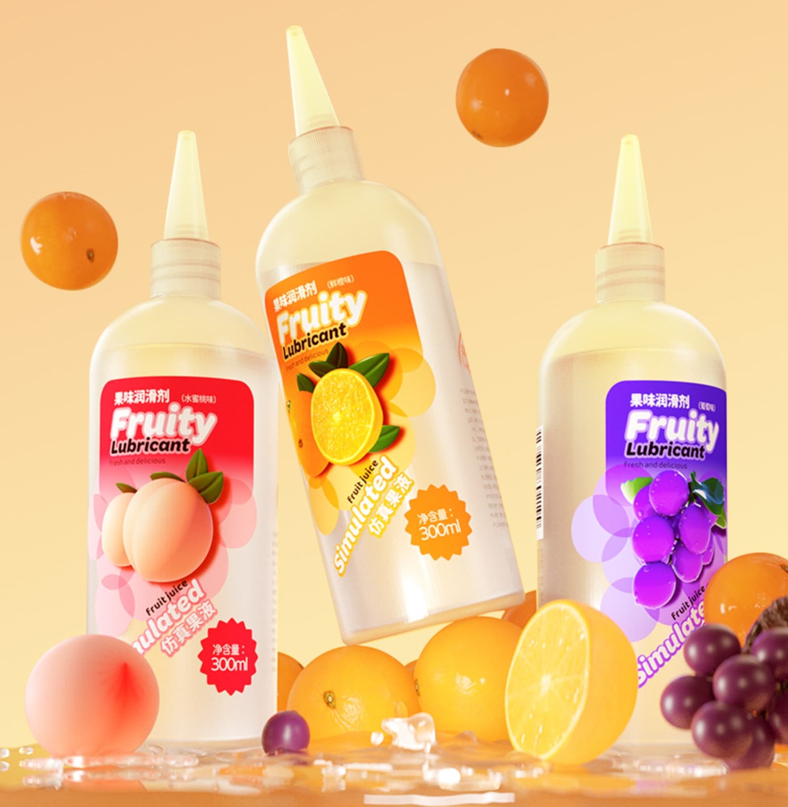 Sweet Island Fruit Flavored Edible Water-Based Lube