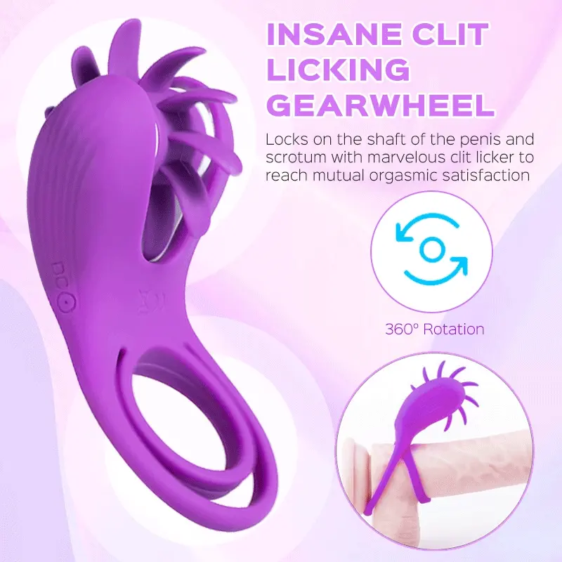 Dual Spinning Penis Ring