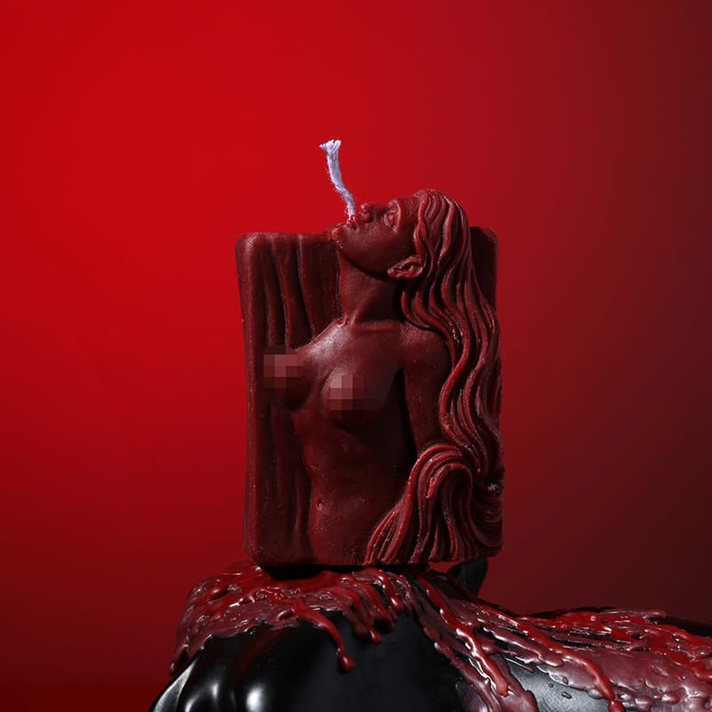 Female Form Sensual Soy Wax Low Temperature Candle