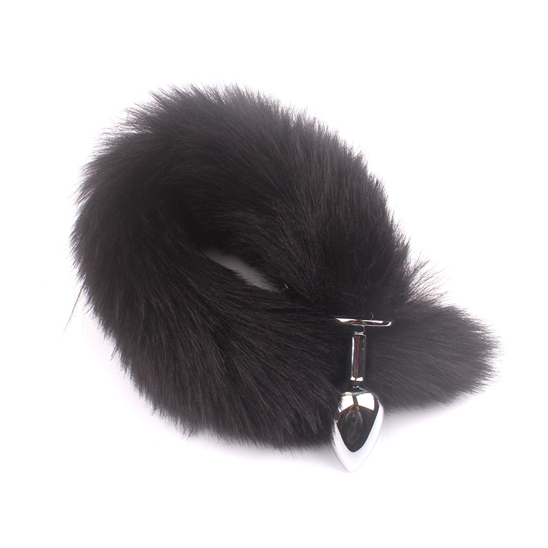 Black Fox Tail Butt Plug